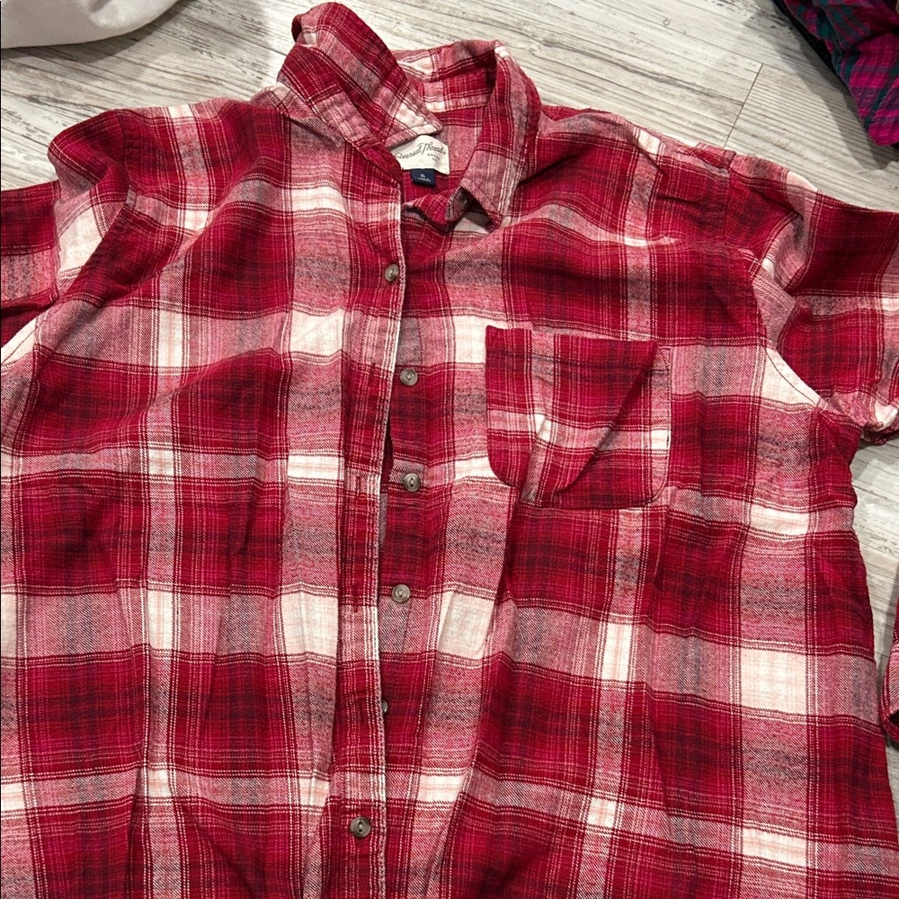 Red Plaid Women’s Shirt